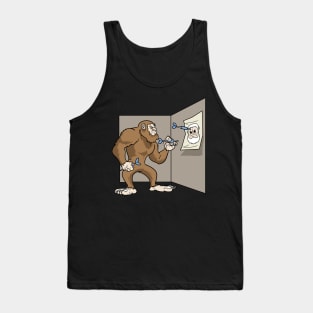 Bigfoot Sasquatch Dart Big Dart Player Dart Arrow Tank Top